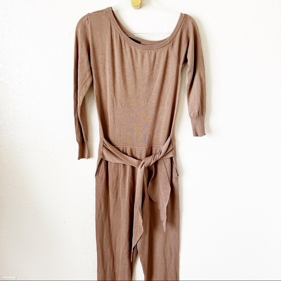 MAJORELLE Tan One-Shoulder Jumpsuit - Picture 12 of 14